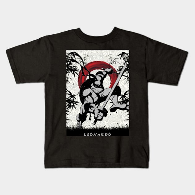 leonardo Kids T-Shirt by Izdihaarr